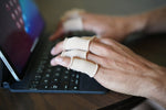 Finger Sleeves for Carpal Tunnel & Joint Pain (10, Beige)