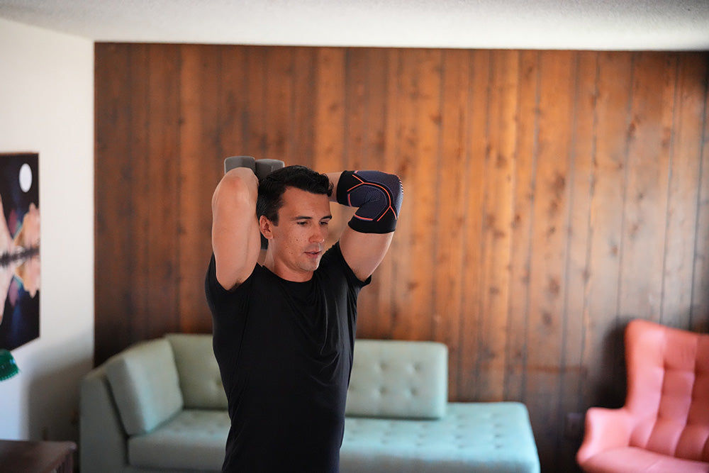 Elbow Sleeve for Pain, Athletics, Support & Lifting (Orange)